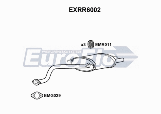 Rear Muffler (EXRR6002)