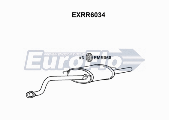 Rear Muffler (EXRR6034)