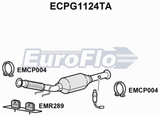 Catalytic Converter (ECPG1124TA)