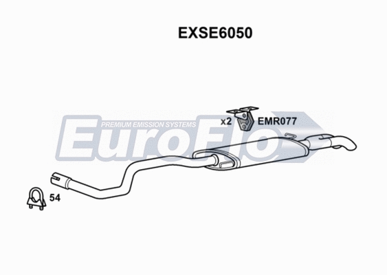 Rear Muffler (EXSE6050)