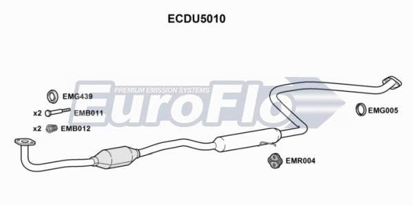 Catalytic Converter (ECDU5010)