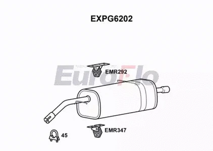 Rear Muffler (EXPG6202)