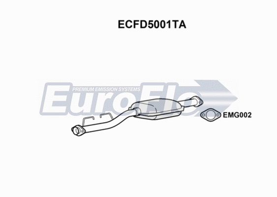 Catalytic Converter (ECFD5001TA)