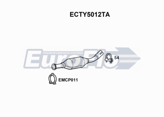 Catalytic Converter (ECTY5012TA)