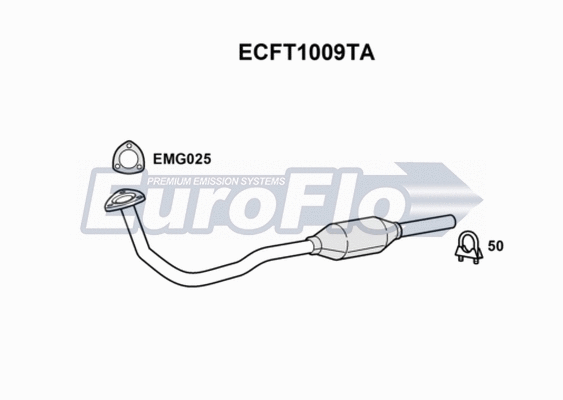 Catalytic Converter (ECFT1009TA)