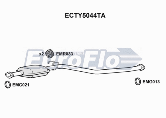 Catalytic Converter (ECTY5044TA)