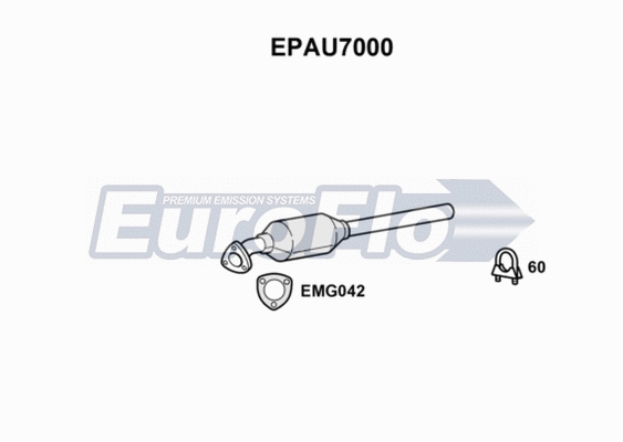 Soot/Particulate Filter, exhaust system (EPAU7000)
