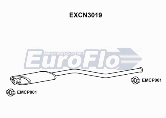 Centre Muffler (EXCN3019)