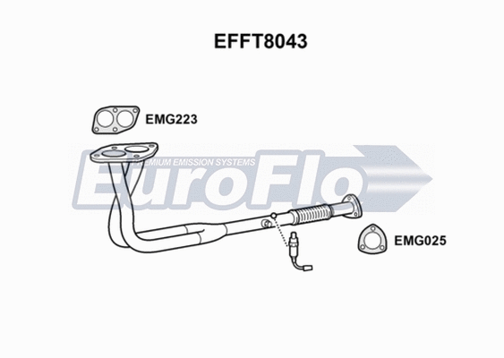 Exhaust Pipe (EFFT8043)
