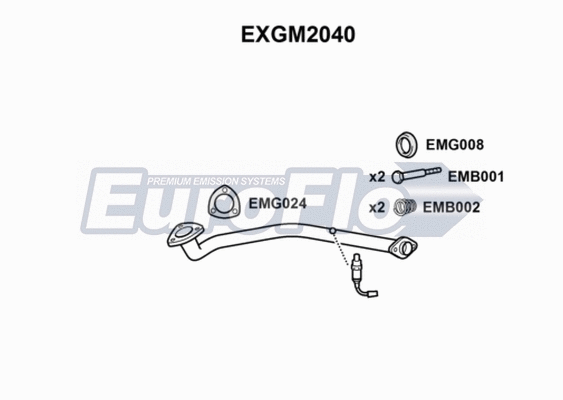 Exhaust Pipe (EXGM2040)