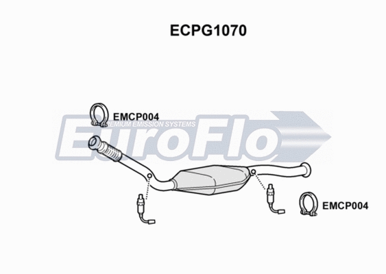 Catalytic Converter (ECPG1070)