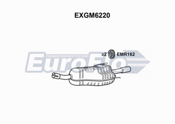 Rear Muffler (EXGM6220)