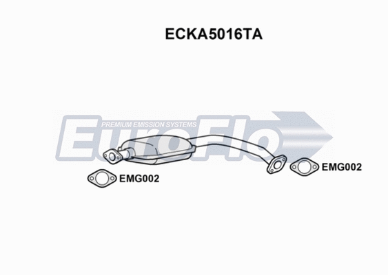 Catalytic Converter (ECKA5016TA)