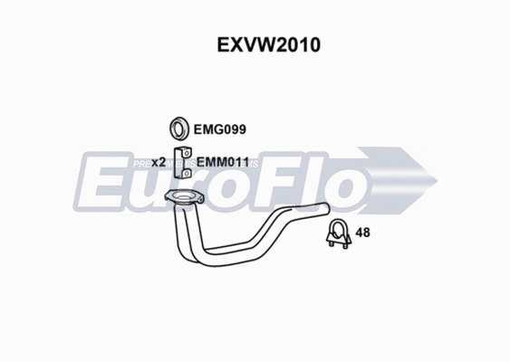 Exhaust Pipe (EXVW2010)