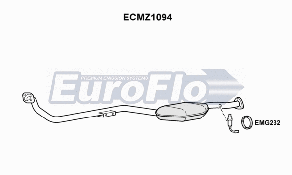 Catalytic Converter (ECMZ1094)