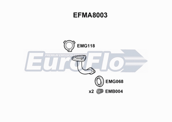 Exhaust Pipe (EFMA8003)