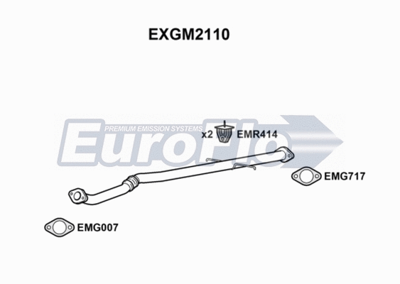 Exhaust Pipe (EXGM2110)