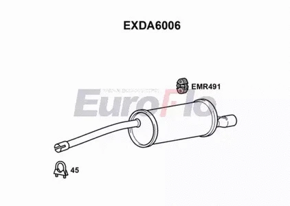 Rear Muffler (EXDA6006)