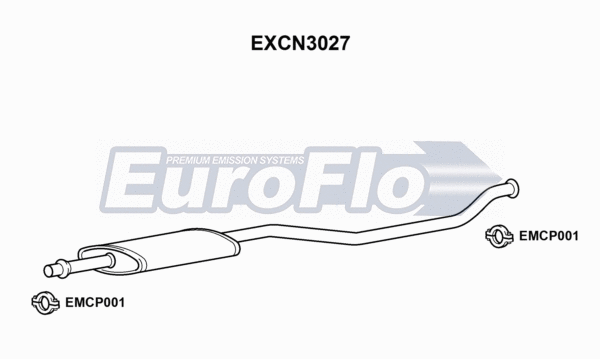 Centre Muffler (EXCN3027)