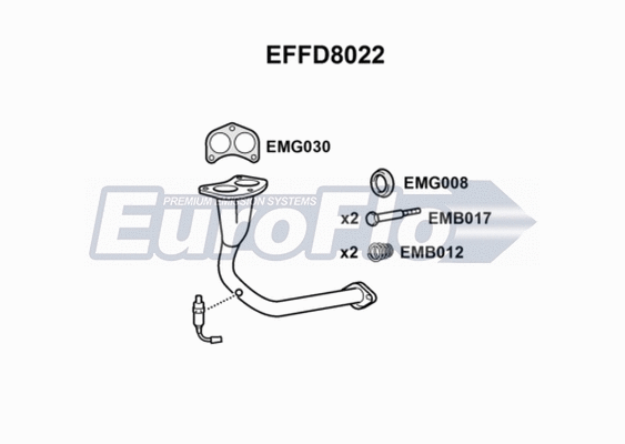 Exhaust Pipe (EFFD8022)