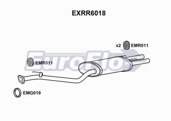 Rear Muffler (EXRR6018)