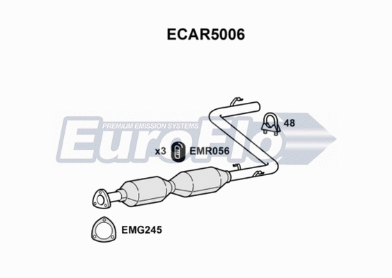 Catalytic Converter (ECAR5006)