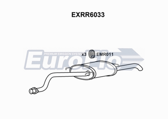 Rear Muffler (EXRR6033)