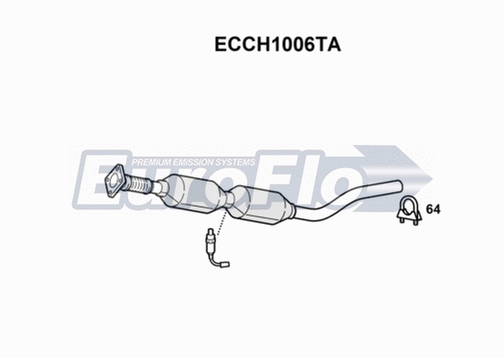 Catalytic Converter (ECCH1006TA)