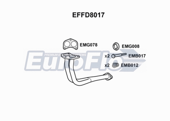 Exhaust Pipe (EFFD8017)