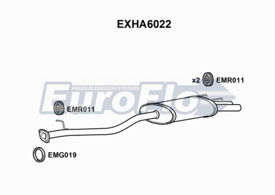 Rear Muffler (EXHA6022)