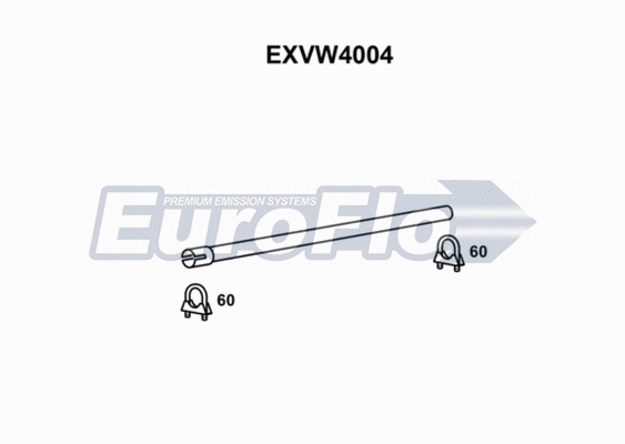 Exhaust Pipe (EXVW4004)