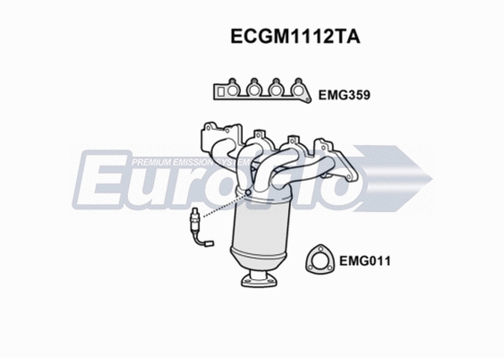 Catalytic Converter (ECGM1112TA)