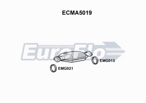 Catalytic Converter (ECMA5019)