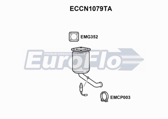 Catalytic Converter (ECCN1079TA)