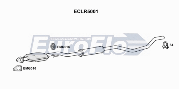 Catalytic Converter (ECLR5001)