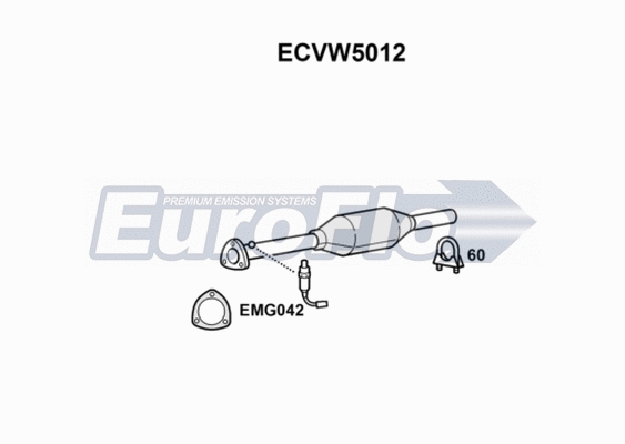 Catalytic Converter (ECVW5012)