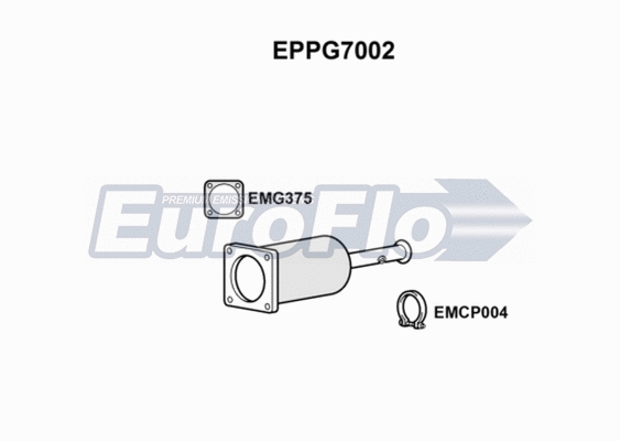 Soot/Particulate Filter, exhaust system (EPPG7002)