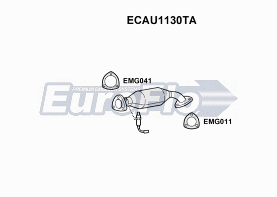Catalytic Converter (ECAU1130TA)