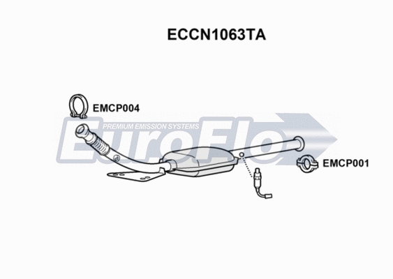 Catalytic Converter (ECCN1063TA)