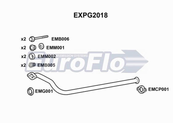 Exhaust Pipe (EXPG2018)