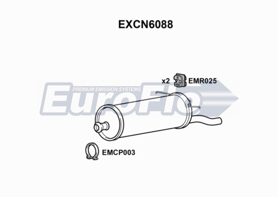 Rear Muffler (EXCN6088)