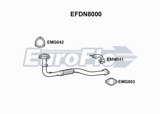 Exhaust Pipe (EFDN8000)