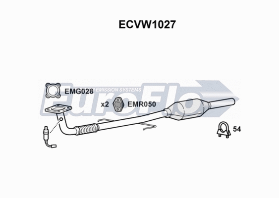 Catalytic Converter (ECVW1027)