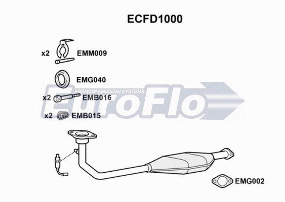 Catalytic Converter (ECFD1000)