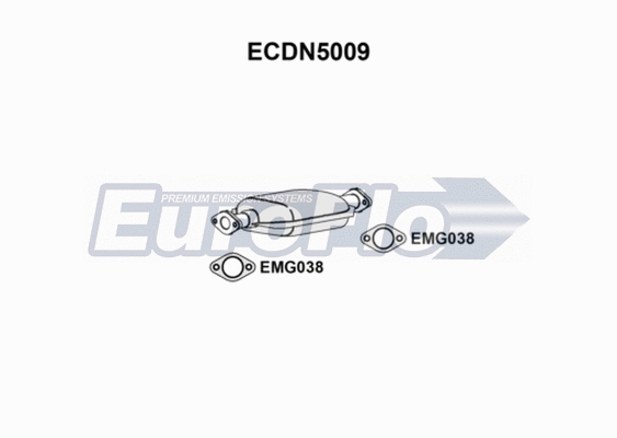 Catalytic Converter (ECDN5009)