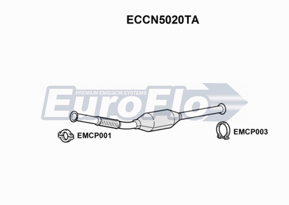 Catalytic Converter (ECCN5020TA)