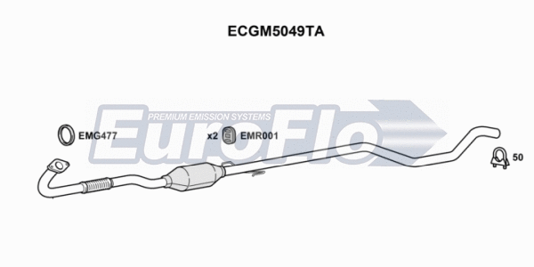 Catalytic Converter (ECGM5049TA)