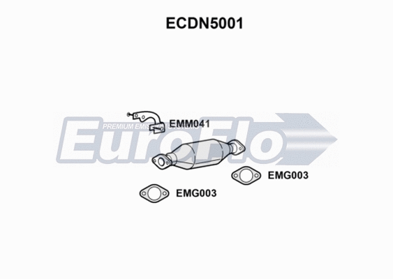Catalytic Converter (ECDN5001)
