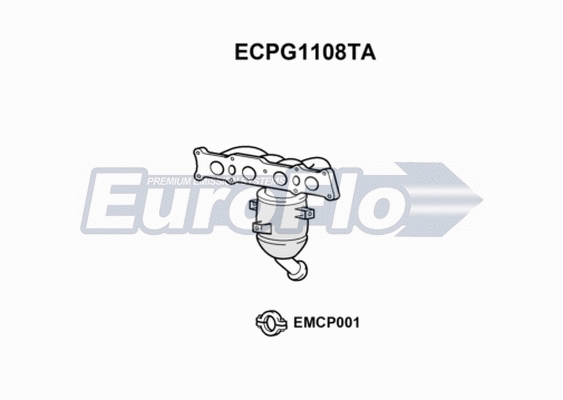 Catalytic Converter (ECPG1108TA)