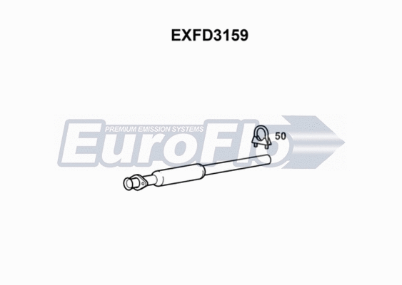 Centre Muffler (EXFD3159)